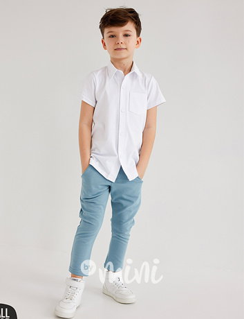 AFK elegant kalhoty blue mint