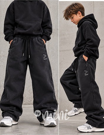 THERMO acid wash baggy tepláky