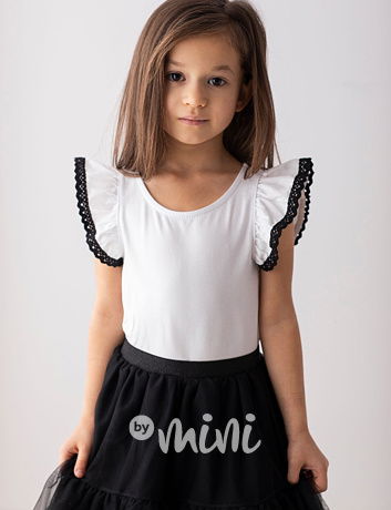Lily Grey blůzka s krajkou white/black