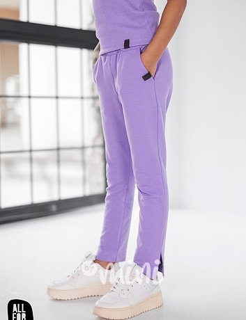 All for kids elegant kalhoty lila