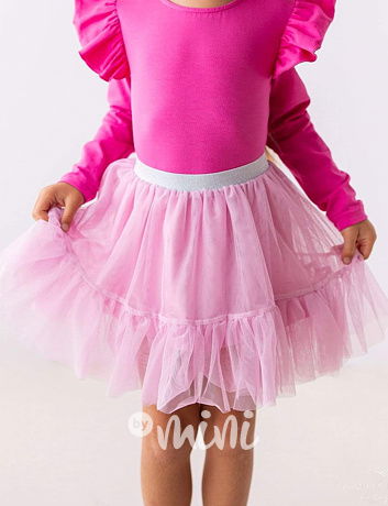 Růžová maxi tutu sukně Lily Grey