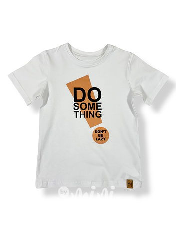 DO SOMETHING triko bílé
