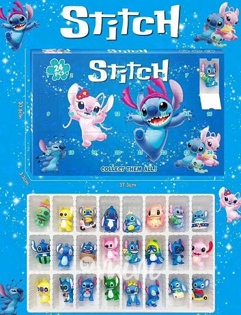 STITCH adventní kalendář figurky