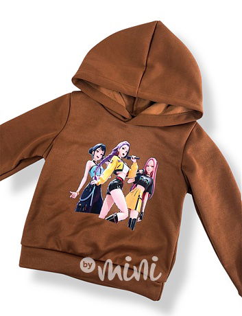 Demon Hunters zateplená mikina honey