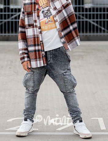 All for kids soft denim kapsáče dark