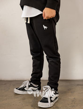 Mash Mnie basic tepláky WOLF černé