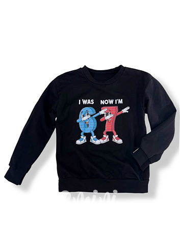 Six Seven mikina černá