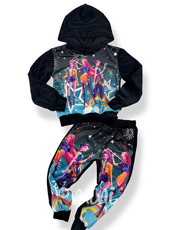 Demon Hunters soft velur souprava