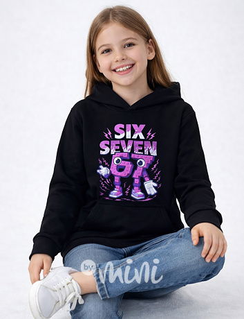 Six Seven mikina černá
