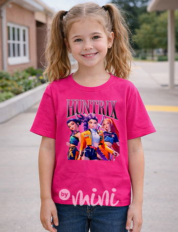 Huntrix triko růžové