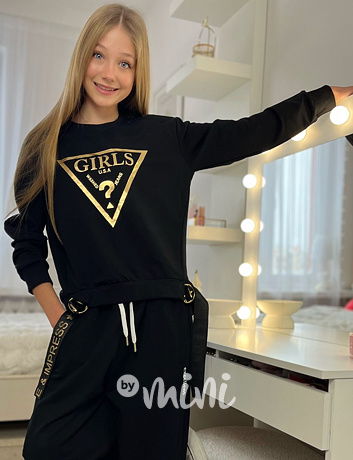 GIRLS mikina černá