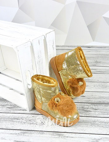Gold bunny flitrové huculky