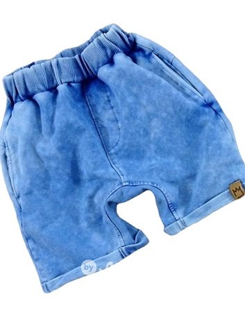 Cotton jeans kraťasy blue