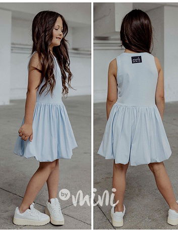 Mash Mnie šaty s balonovou sukní blue