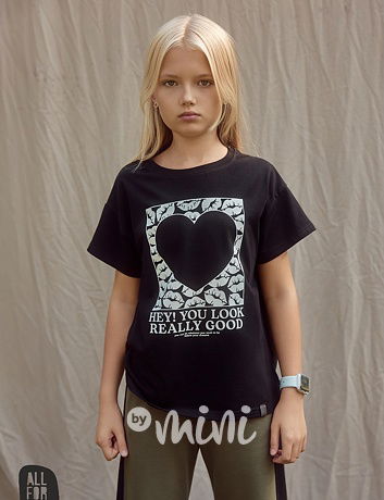 All for kids triko HEART black