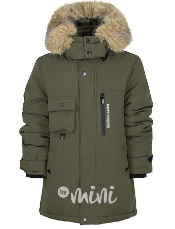 Zimní parka Happy Forever khaki