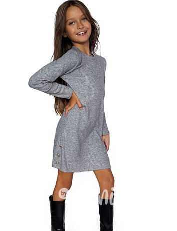 Podzimní šaty silvergrey