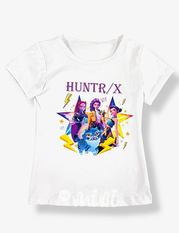 Huntrix triko bílé
