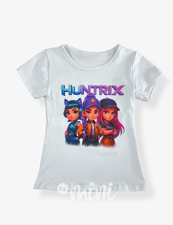 HUNTRIX triko bílé