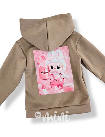 Labubu mikina béžová