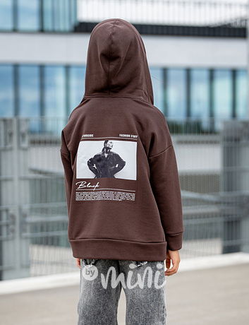 All for kids mikina BLACK choco