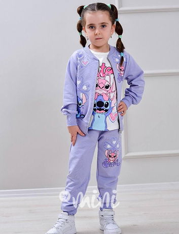 Lilo & Stitch 3-dílná souprava lila