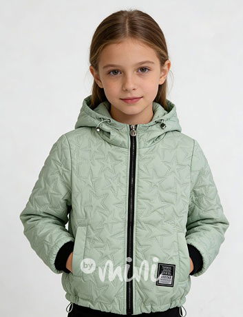 Jarní bunda STARS mint