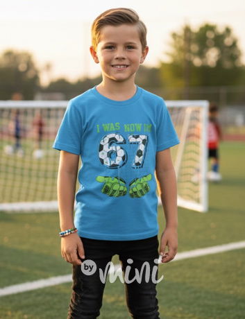 Six Seven triko football modré