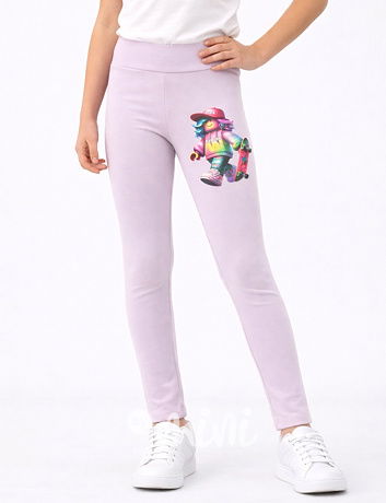 Roblox žebrované legíny lila