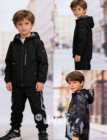 Jarní přechodová oboustranná bunda