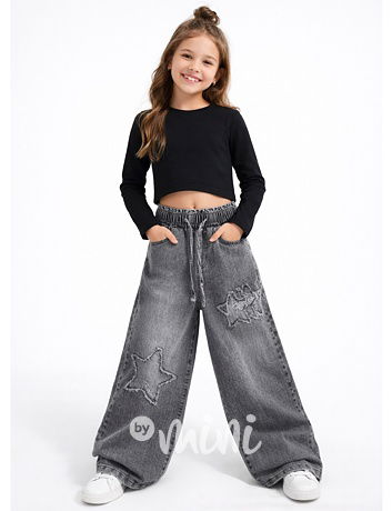 Volné široké dark denim rifle STAR