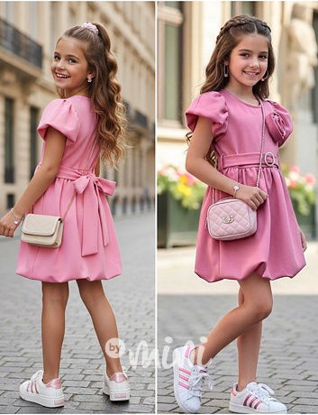 ROSE slavnostní šaty pink