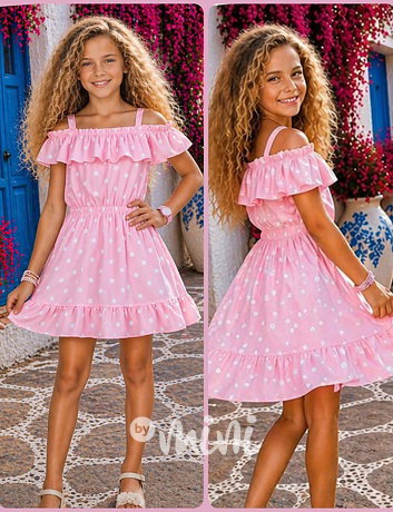 Puntíkaté hispánky PINK