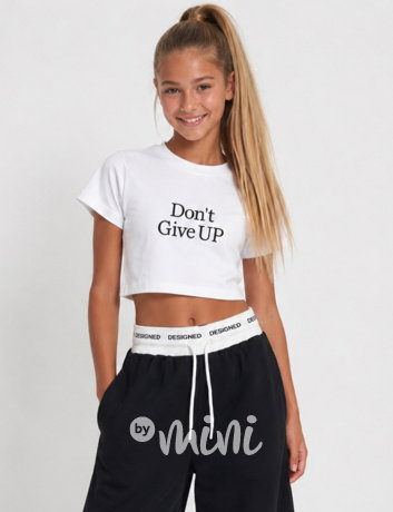 Don't give up crop triko