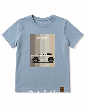 PREMIUM triko Jeep nebeské