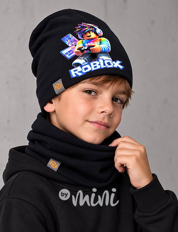Čepice s nákrčníkem ROBLOX dark blue