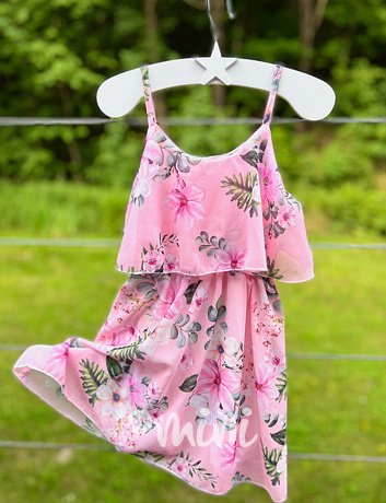 Flower Gatsby šaty růžové