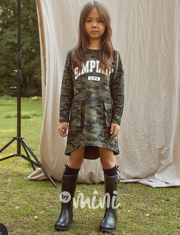 All for kids cargo šaty army