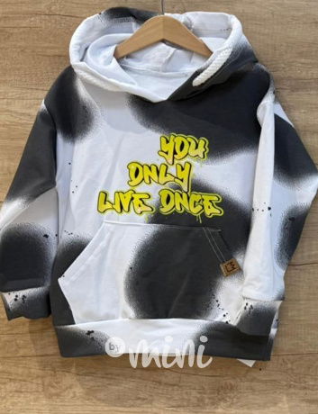 Yolo mikina black splash