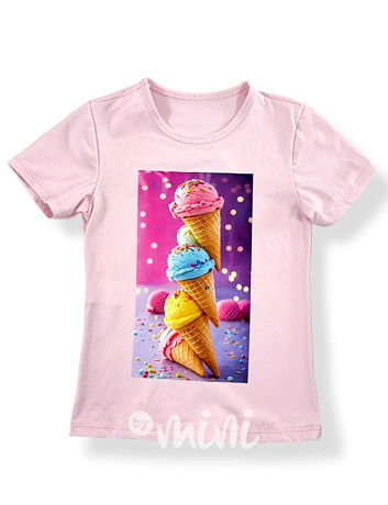 Ice cream triko růžové