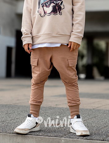 All for kids cargo kapsáče beige