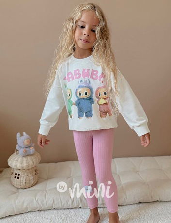 Labubu mikina + legíny pink