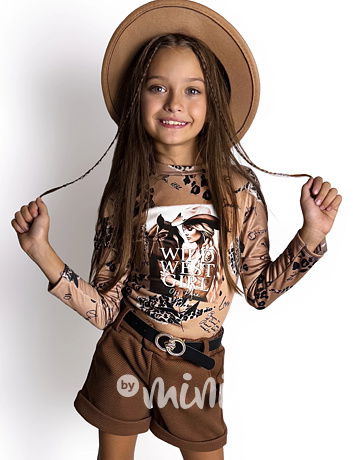 Wild west girl teplá blůzka