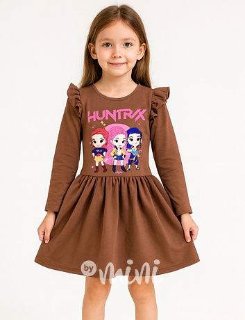 Lovkyně démonů šaty chocolate