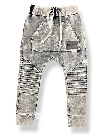 Despacito biker tepláky vintage grey