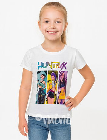 Huntrix triko bílé