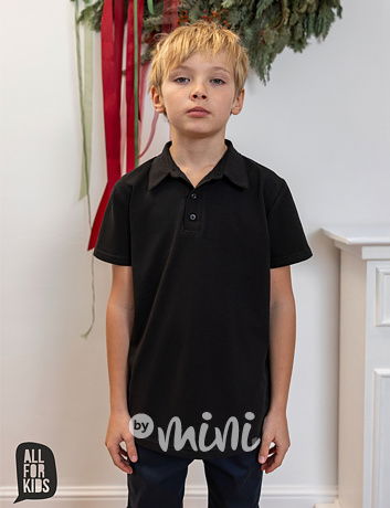 All for kids polo triko černé