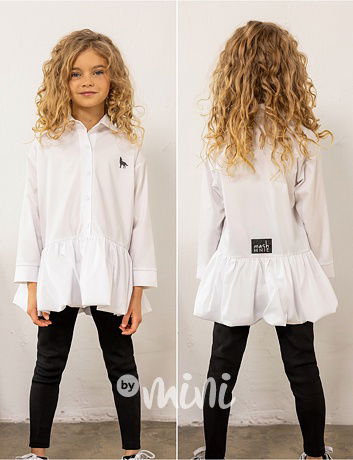 Mash Mnie bílá košilová tunika