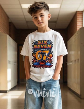 Six Seven triko bílé