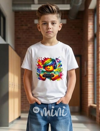 Roblox triko PLAY bílé